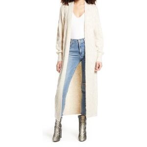 Leith Cable Knit Longline Cardigan